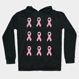 Pink Faux Glitter Awareness Ribbon Pack Hoodie